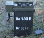 Ra 130 B  UKFM 4 kanaler 40,20-42,15 MHz En engelsk radio WS88A Licenstillverkad av AB Standard Radiofabrik i Sverige i början av 1950 talet Till och Från på omställaren