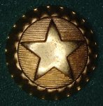 Stjärnknapp m/45-60 guld Underofficerare/Plutonsbefäl övriga regementen
