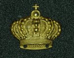 Kadettkrona m/39-60 guld montering på båda ärmarnas nedre del, 1946- på uniform m/39 och m/52 för utbildning till officer vid Krigsskolan, 1960- på uniform m/60 utbildning till officer vid Krigsskolanl