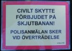 Civilt skytte förbjudet