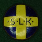 Riksförbundet sveriges lottakårer brosch d=20 mm(1925)