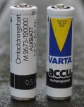 Alkbatteri 1,2 V 0,5 Ah  till batterilåda 307