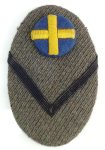Mössmärke m/14 Landstormen med märke m/26