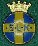 Tjänstetecken m/46 Riksförbundet sveriges lottakårer stort b=21 mm h=27 mm (Bildades 1924 som en gren inom Landstormen)