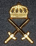 Armétecken m/60 stort guld höjd 34 mm (Finns ej i silver)