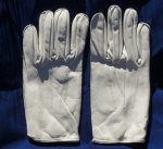 Skinnhandske vit ofodrade m/54 1954 -