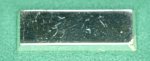 Stolpe bred m/57-60 silver, del av gradbeteckning Rustmästare I1, I4, K1, P1 och Trängtrupperna 24x8,5 mm